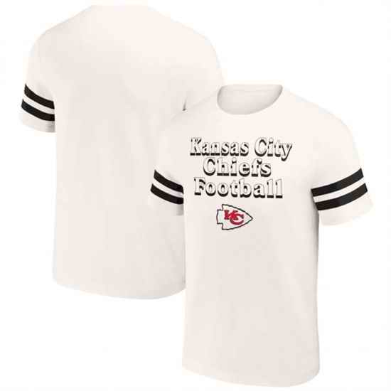 Men Kansas City Chiefs Cream X Darius Rucker Collection Vintage T Shirt